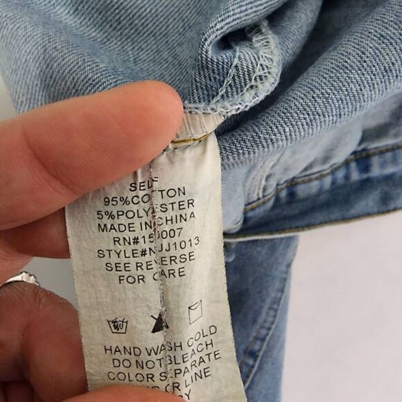 Distressed Denim Jacket Noble U Size M - Picture 6 of 6